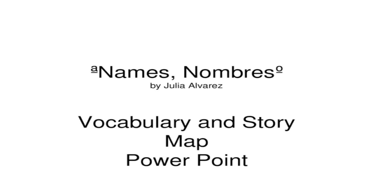 Julia alvarez quiz nombres worksheets names reading bundled preview