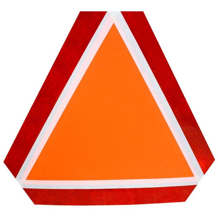 Slow moving vehicle emblem sticker sign triangle smv agrisupply