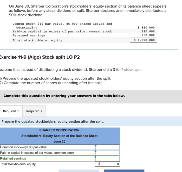 On june 30 sharper corporation's stockholders equity